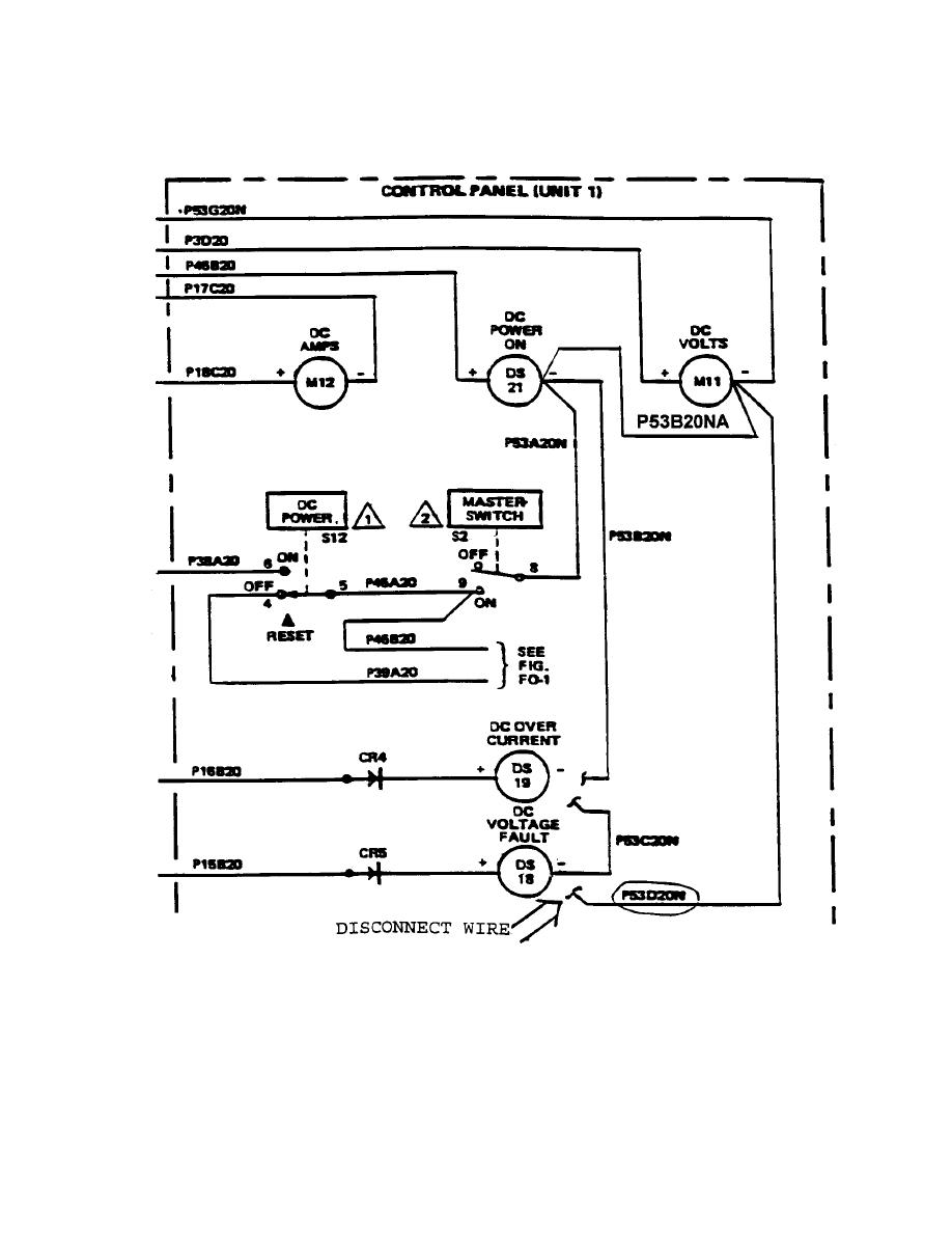 Figure G. FO-5D DC Power Generation And Control System Schematic/Wiring